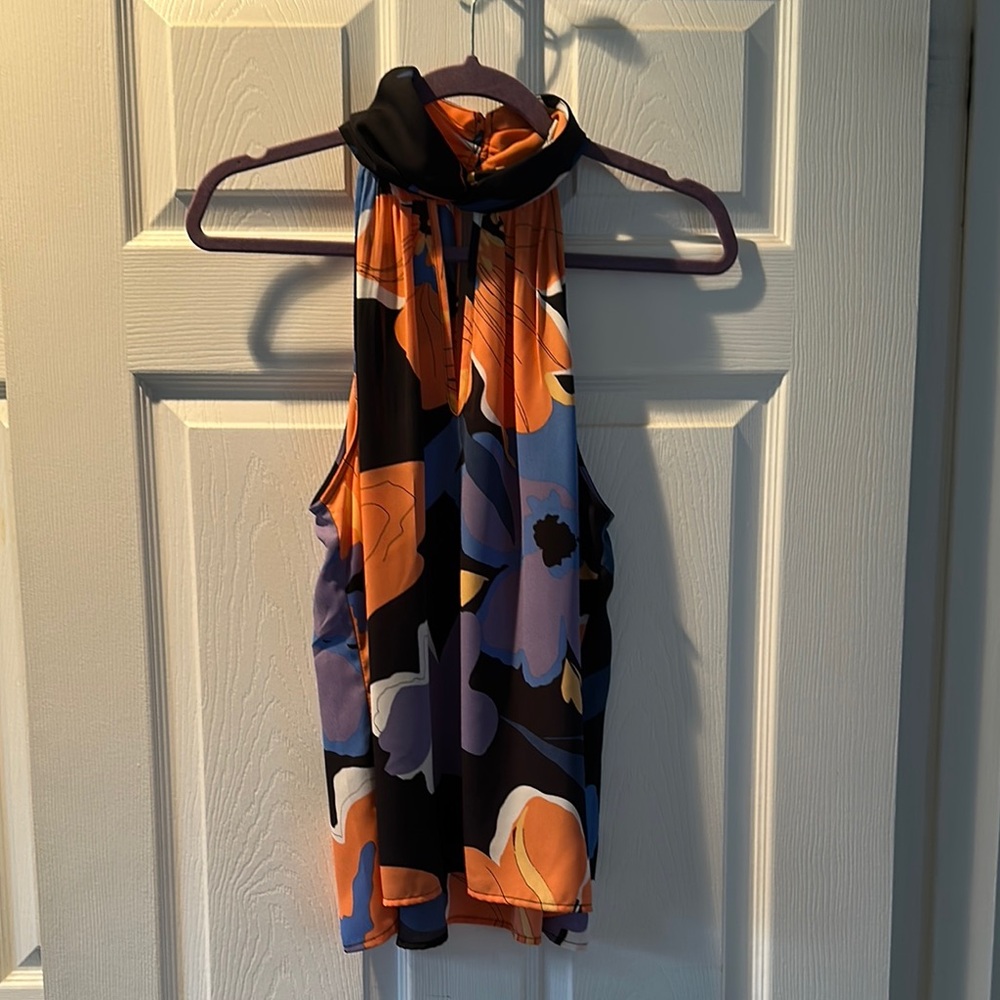 Floral Halter Top - Multicolor